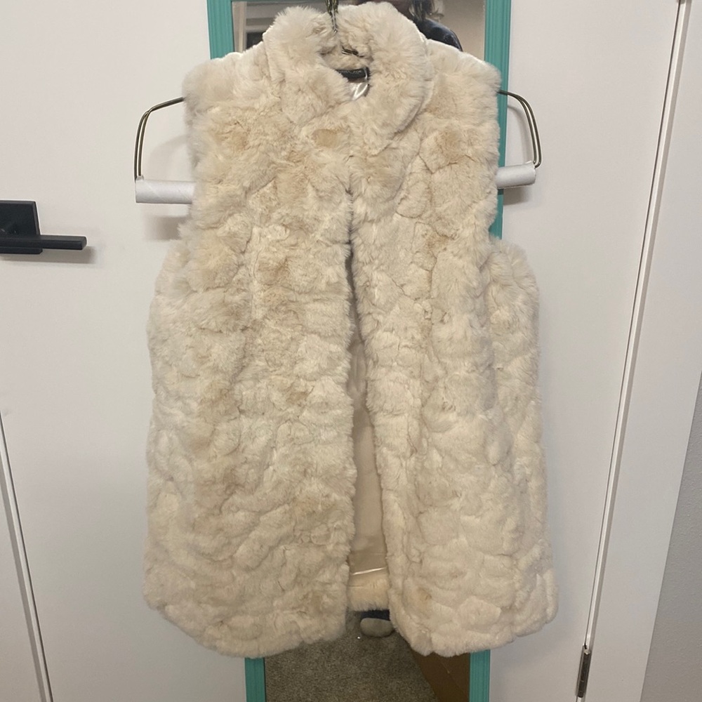 Faux fur vest